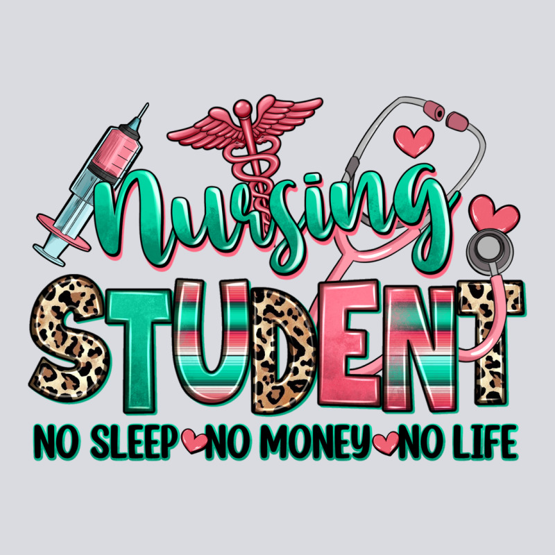Nursing Student No Sleep No Money No Life Zipper Hoodie by RanaPortraitStore | Teevron