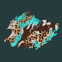 Cowhide Leopard Turquoise Patch Premium Hoodie | Teevron