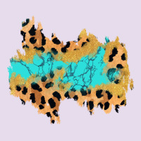 Glitter Leopard Turquoise Patch Premium Hoodie | Teevron