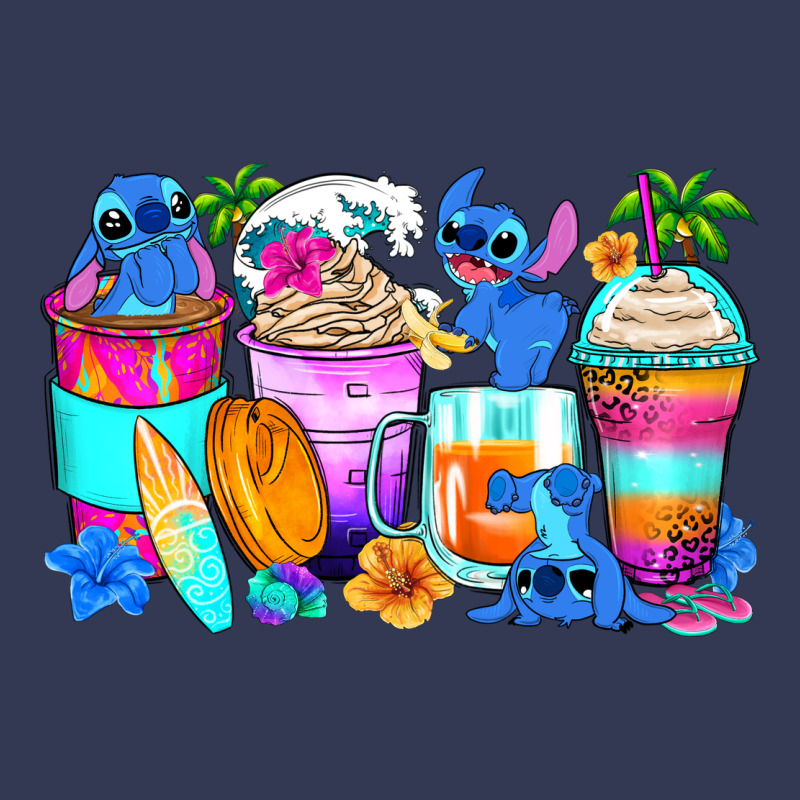 Stitch Summer Coffee Cups Heavyweight Hoodie by Zillion Design Studio | Teevron