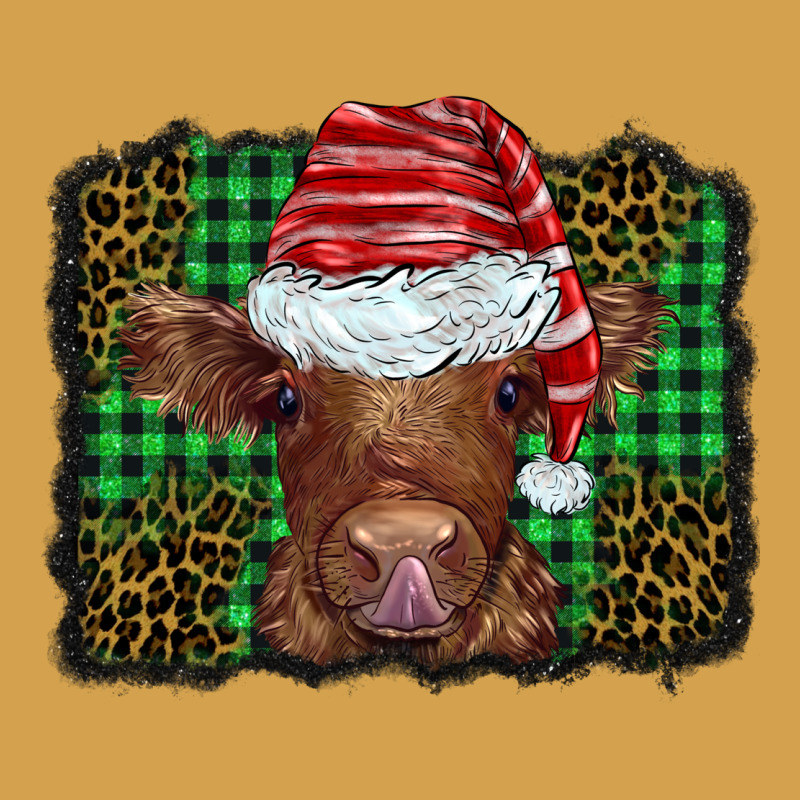 Christmas Leopard Buffalo Plaid Baby Highland Cow Urban Hoodie by BarkalooDesign | Teevron
