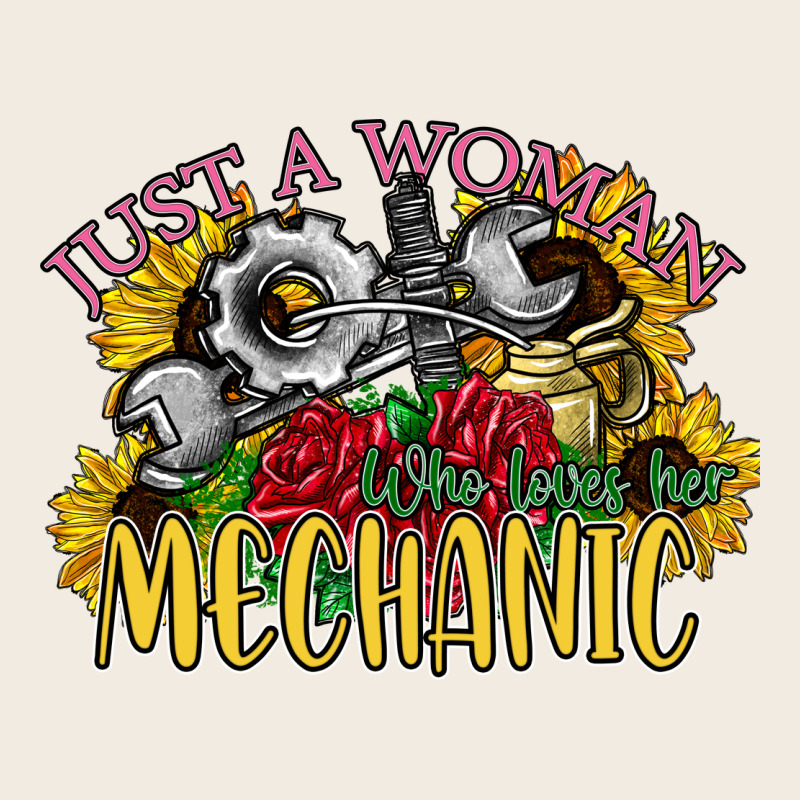 Just A Woman Who Loves Her Mechanic Premium Sweatshirt by SublimationCraftShop | Teevron