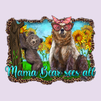 Mama Bear Sees All With Sunflowers Premium Hoodie | Teevron