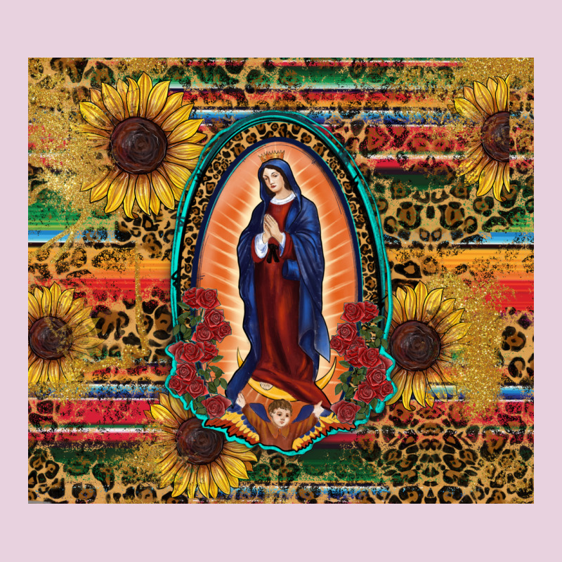 Sunflower Serape Lady Of Guadalupe Classic Tee by RanaPortraitStore | Teevron