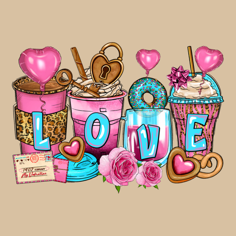 Valentine's Day Coffee Cups Heavyweight Hoodie by Zillion Design Studio | Teevron