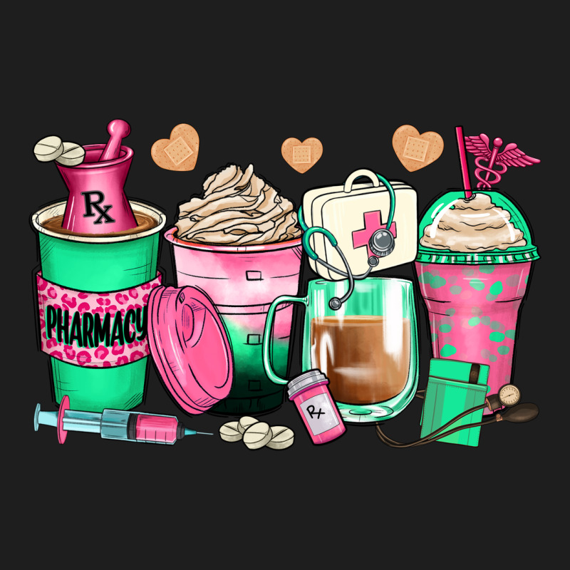 Pharmacy Coffee Cups Heavyweight Hoodie by Zillion Design Studio | Teevron