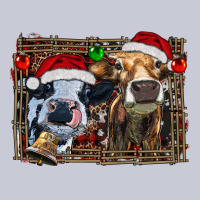 Christmas Heifers With Leopard And Cowhide Background Heavyweight Hoodie | Teevron