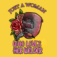 Just A Woman Who Loves Her Welder Premium Sweatshirt | Teevron