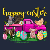 Happy Easter Truck With Farm Animal Premium Sweatshirt | Teevron
