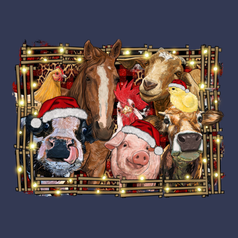 Christmas Farm Animals Heavyweight Hoodie by RanaPortraitStore | Teevron