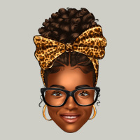 Afro Woman Messy Bun Heavyweight Hoodie | Teevron