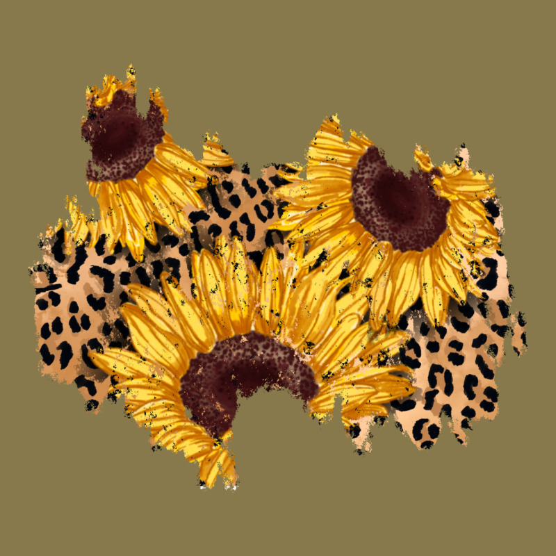 Sunflower Leopard Patch Premium Hoodie by AdoDesignShop | Teevron