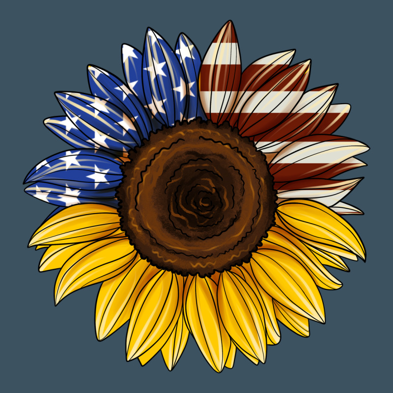 American Flag Sunflower Urban Hoodie by Jasminsmagicworld | Teevron