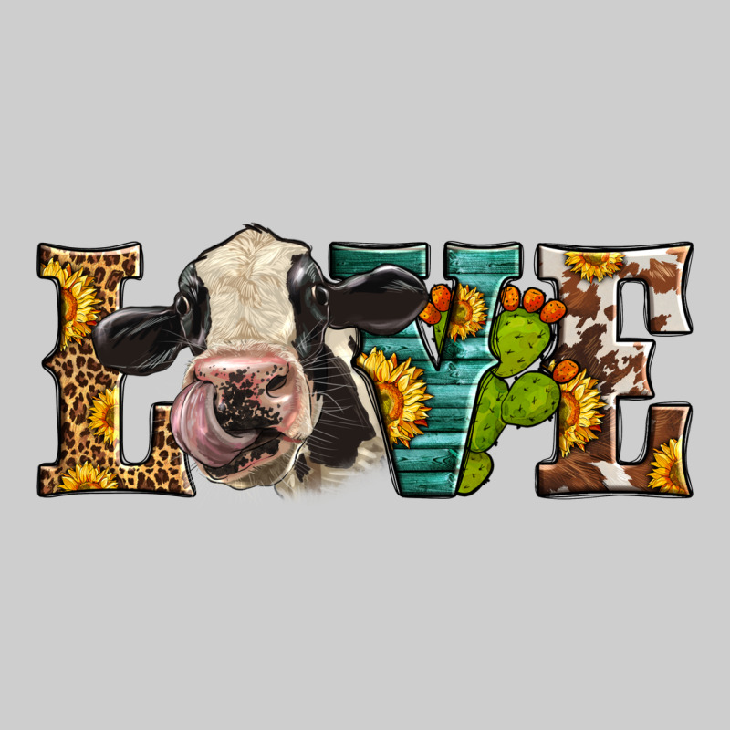 Western Love Holstein Cow Premium Tee by LillyAllenDesigns | Teevron