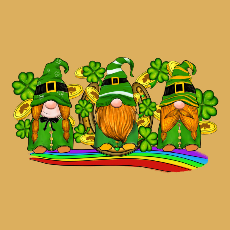 St Patricks Day Gnomes Shamrock Gold Rainbow Premium Hoodie by Artiststas | Teevron