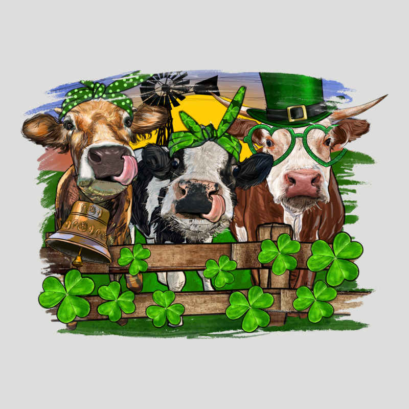 St Patricks Day Heifers Zipper Hoodie by RanaPortraitStore | Teevron
