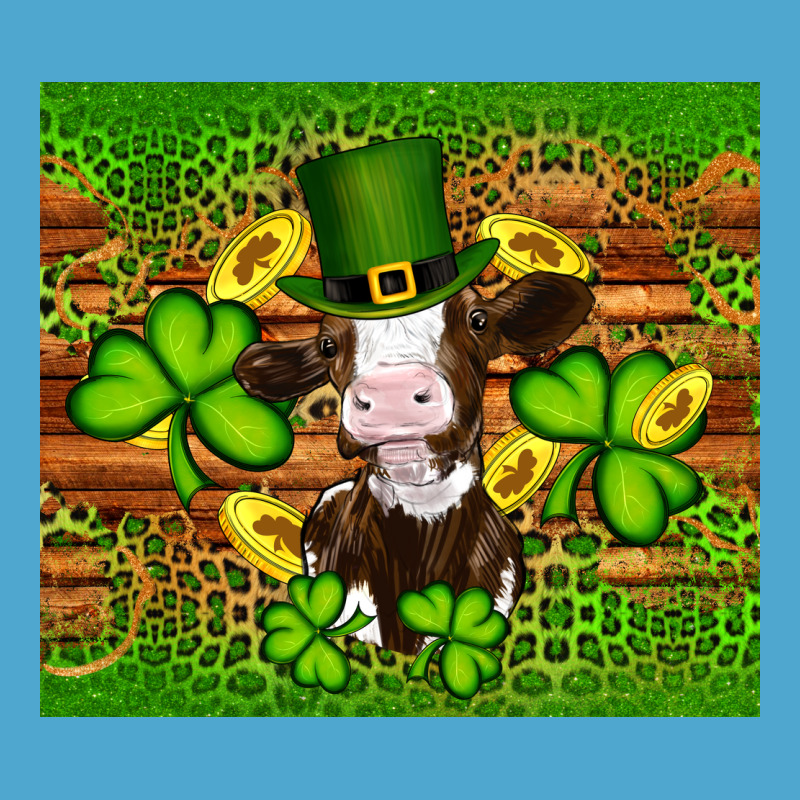St Patricks Day Cow Premium Hoodie by Artiststas | Teevron