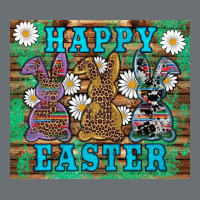 Easter Happy Easter Western Bunnies Daisies Premium Hoodie | Teevron
