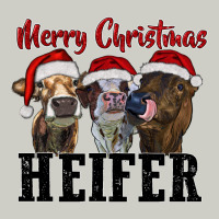 Merry Christmas Heifer Heavyweight Hoodie | Teevron