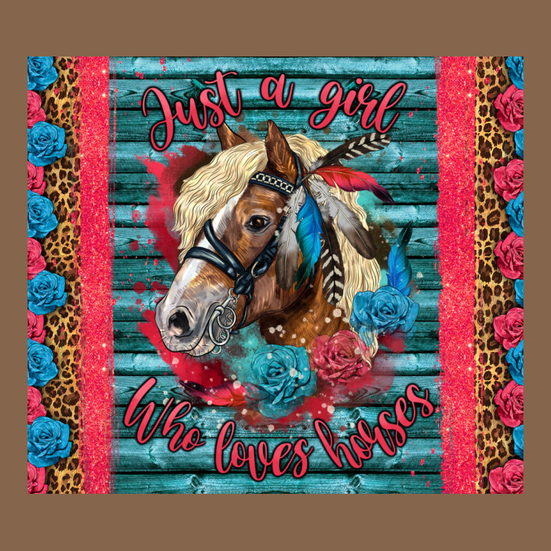 Just A Girl Who Loves Horses Premium Tee by LillyAllenDesigns | Teevron