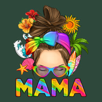 Messy Bun Mama Summer Zipper Hoodie | Teevron