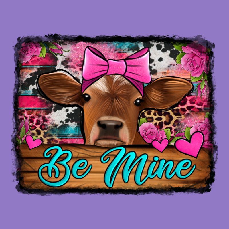 Be Mine Valentine's Day Cow Urban Hoodie by Jasminsmagicworld | Teevron