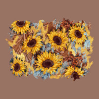 Sunflower Glitter Leather Background Premium Hoodie | Teevron