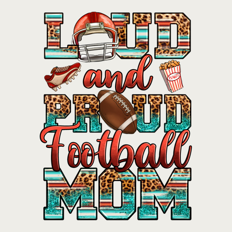 Loud And Proud Football Mom Zipper Hoodie by RanaPortraitStore | Teevron