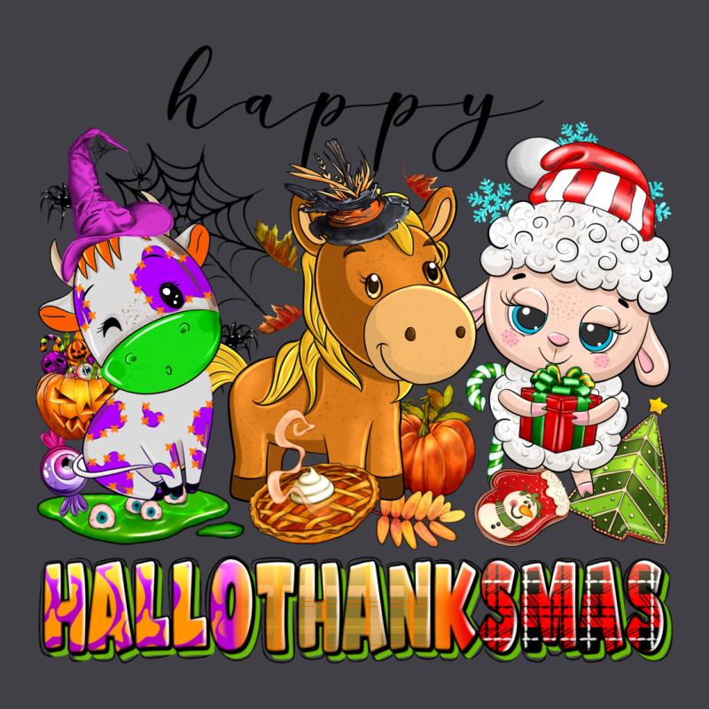 Happy Hallothanksmas Farm Animals Heavyweight Hoodie by texasbilliewilder | Teevron