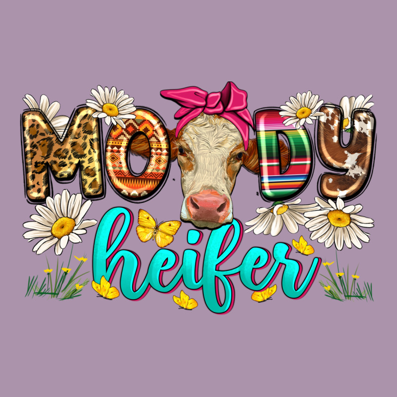 Moody Heifer Heavyweight Hoodie by Zillion Design Studio | Teevron