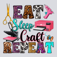 Eat Sleep Craft Repeat Zipper Hoodie | Teevron