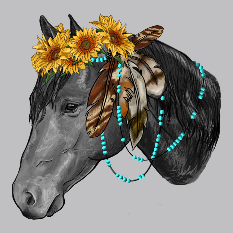 Black And White Western Horse Classic Tee by RanaPortraitStore | Teevron