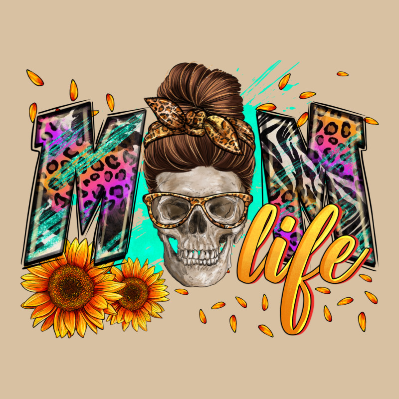 Mom Life With Skull Heavyweight Hoodie by Zillion Design Studio | Teevron