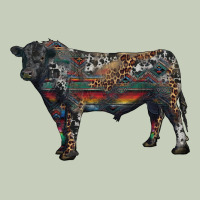Black Angus Bull With Western Patterns Classic Tee | Teevron