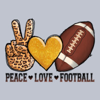Peace Love Football Premium Hoodie | Teevron