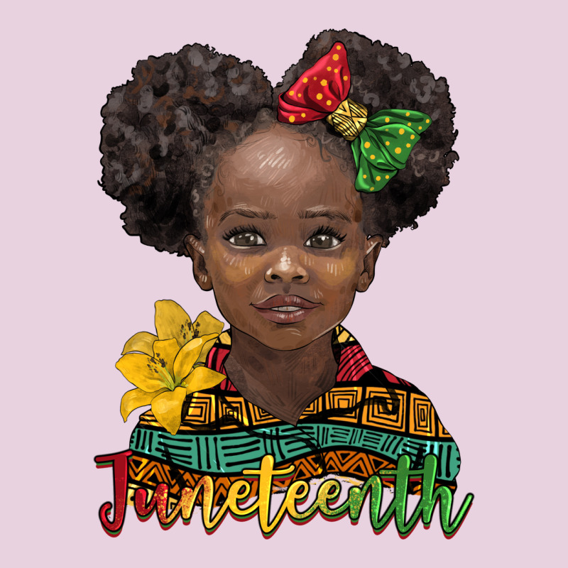 Juneteenth African Girl Ladies Tee by BarkalooDesign | Teevron