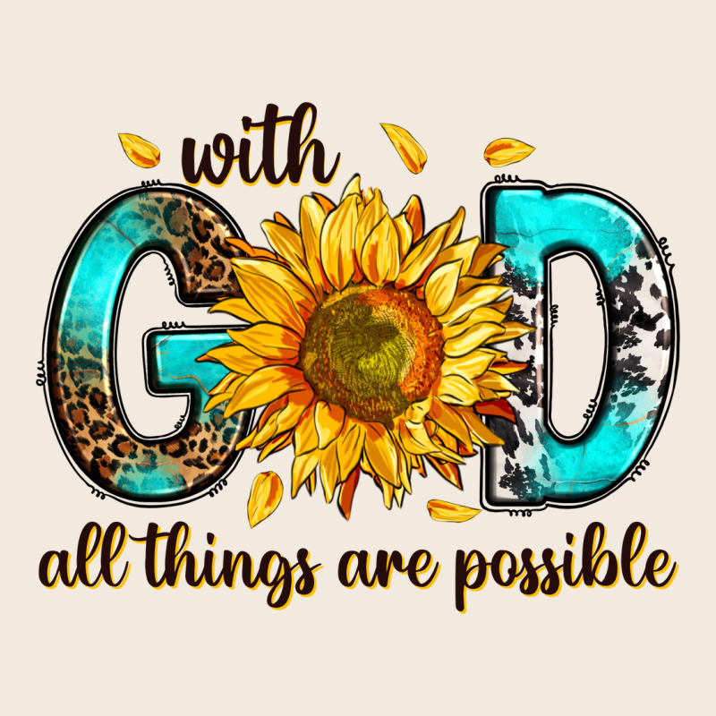 With God All Things Possible Zipper Hoodie by RanaPortraitStore | Teevron
