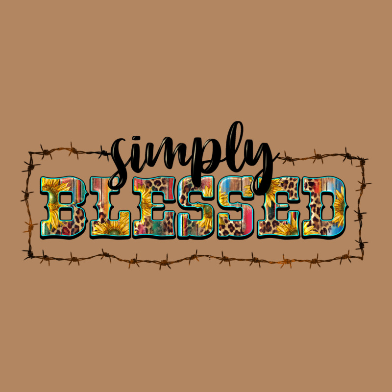 Simply Blessed Long Sleeve Tee by BarkalooDesign | Teevron