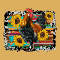 Western Rooster Coop Animals Sunflowers Cowhide Serape Wooden Premium Hoodie | Teevron