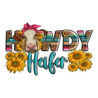 Western Howdy Heifer With Charolais Cow Premium Tee | Teevron