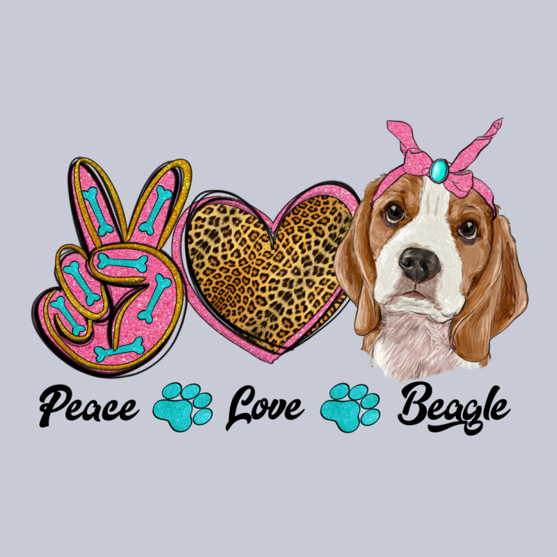 Peace Love Beagle Heavyweight Hoodie by RanaPortraitStore | Teevron