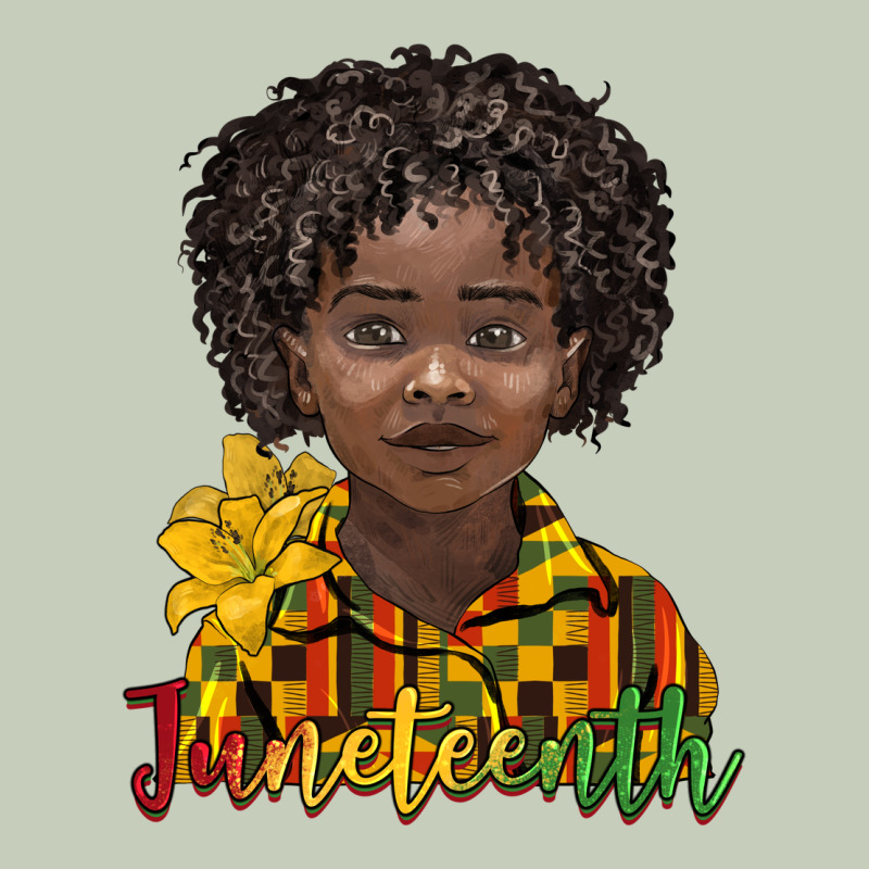 Juneteenth Black Boy Ladies Tee by BarkalooDesign | Teevron