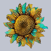 Sunflower With Leopard And Turquoise Premium Hoodie | Teevron