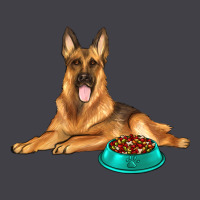 German Shepherd With Food Bowl Heavyweight Hoodie | Teevron