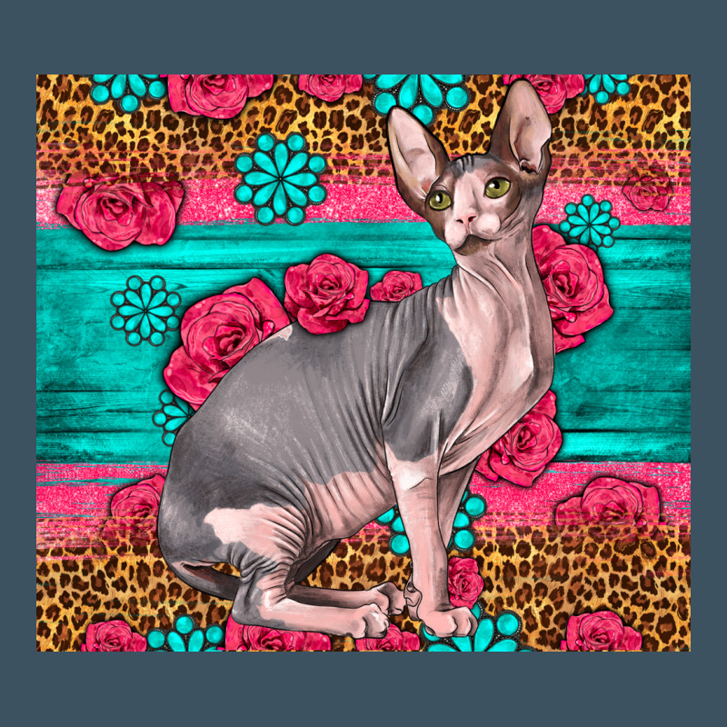 Pink Glitter And Roses Sphynx Cat Urban Hoodie by LillyAllenDesigns | Teevron