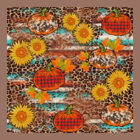 Pumpkin Plaid Sunflower Seamless Min Premium Hoodie | Teevron