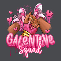 Galentine Squad Afro Girl Sneakers Zipper Hoodie | Teevron