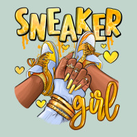 Yellow Sneaker Girl Afro Woman Zipper Hoodie | Teevron