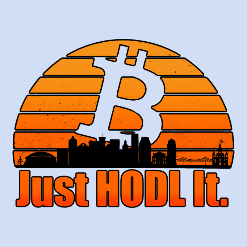 Just Hodl It New Orleans Skyline Retro Sunset Urban Hoodie by Jasminsmagicworld | Teevron