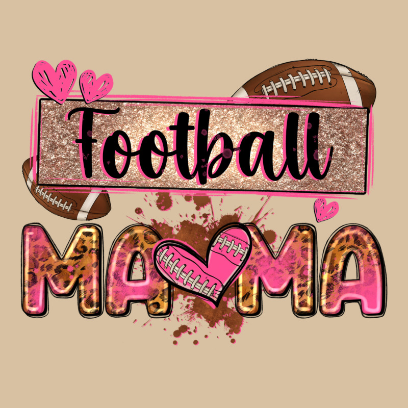 Football Mama With Leopard Heavyweight Hoodie by Zillion Design Studio | Teevron